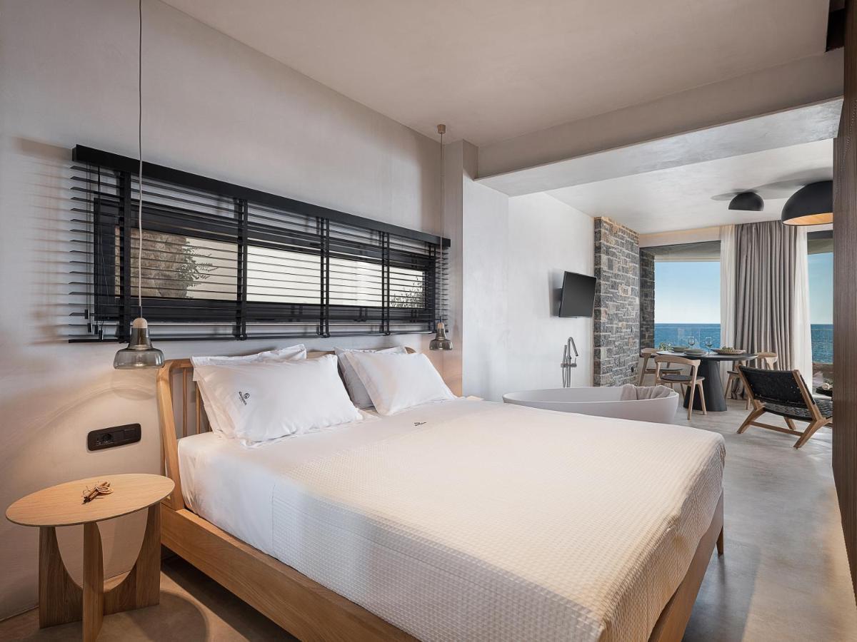 Brand New Luxury Seannamon Suites, Amazing Seaview Agios Nikolaos Exterior foto