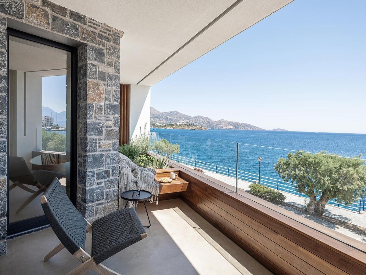 Brand New Luxury Seannamon Suites, Amazing Seaview Agios Nikolaos Exterior foto