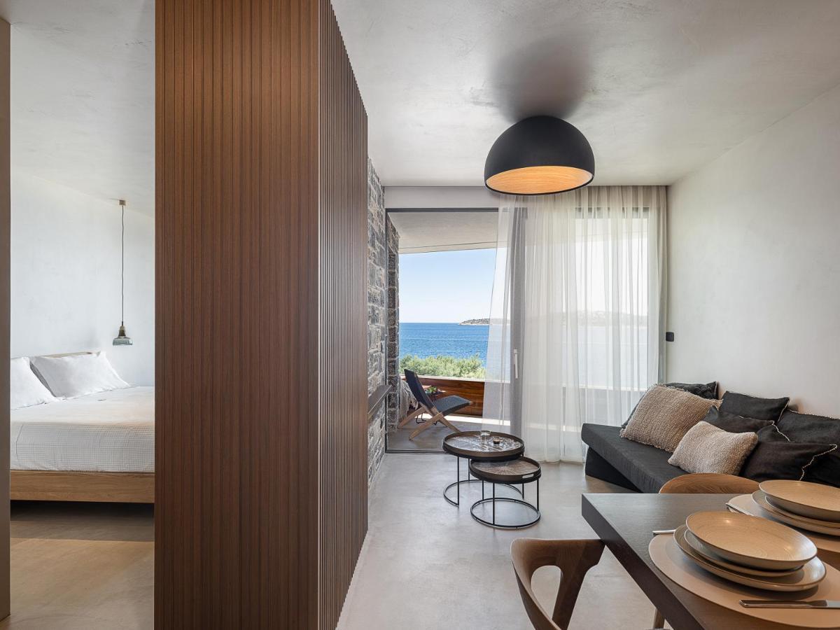 Brand New Luxury Seannamon Suites, Amazing Seaview Agios Nikolaos Exterior foto